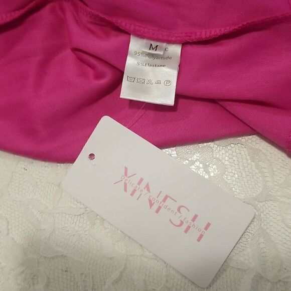 XinFSh Women's Strapless Bodycon Ruched Vintage Open Back Boned Corset Dress med - Picture 16 of 16